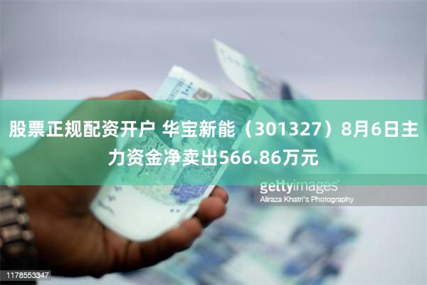 股票正规配资开户 华宝新能（301327）8月6日主力资金净卖出566.86万元